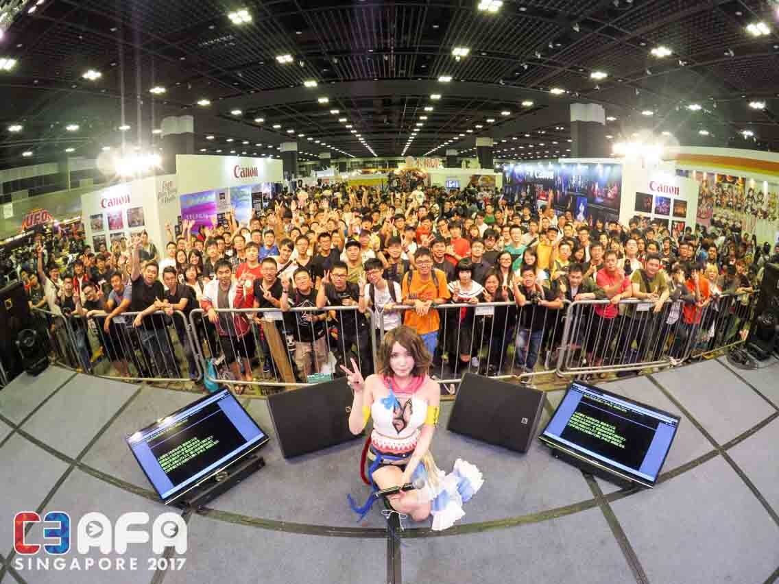 11月24、25日にシンガポールで開催されたイベント「AFA Singapore 2017」出演時のLeChat。
