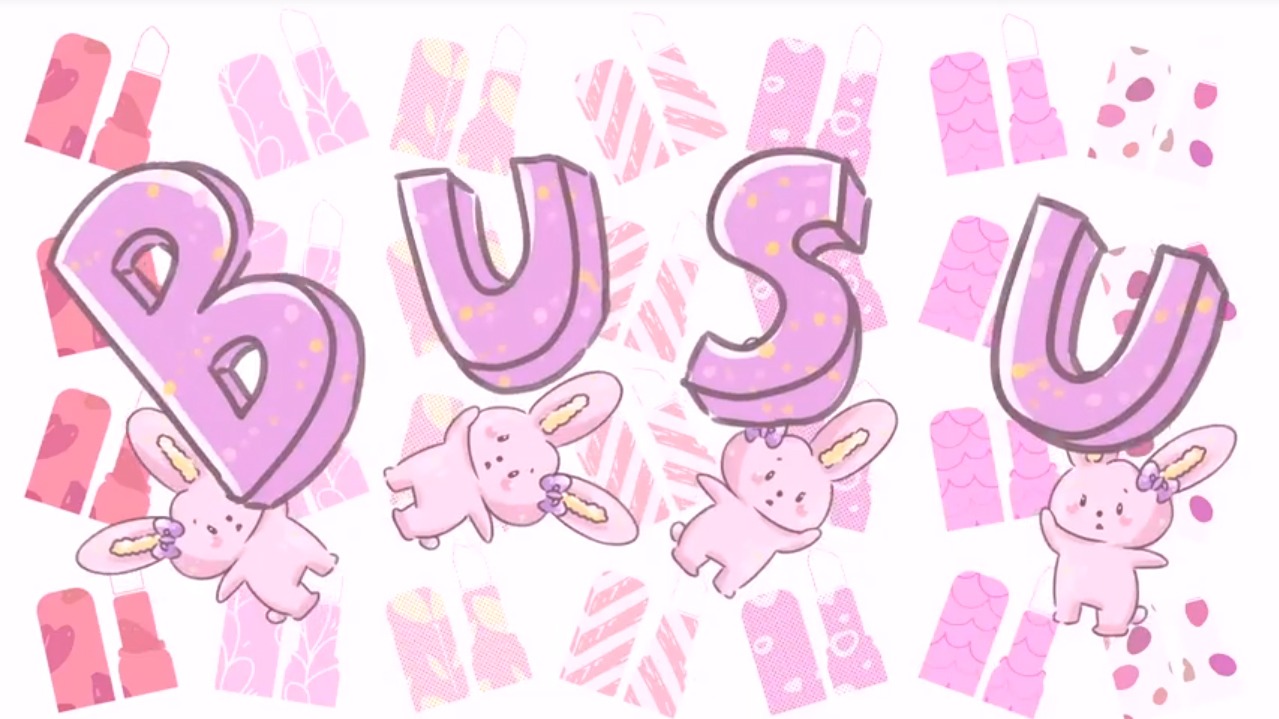 ベボガ！（虹のコンキスタドール黄組）「B.U.S.U -ぶす-」ミュージックビデオのワンシーン。