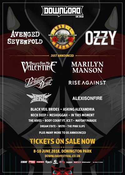 「Download Festival 2018」ポスタービジュアル