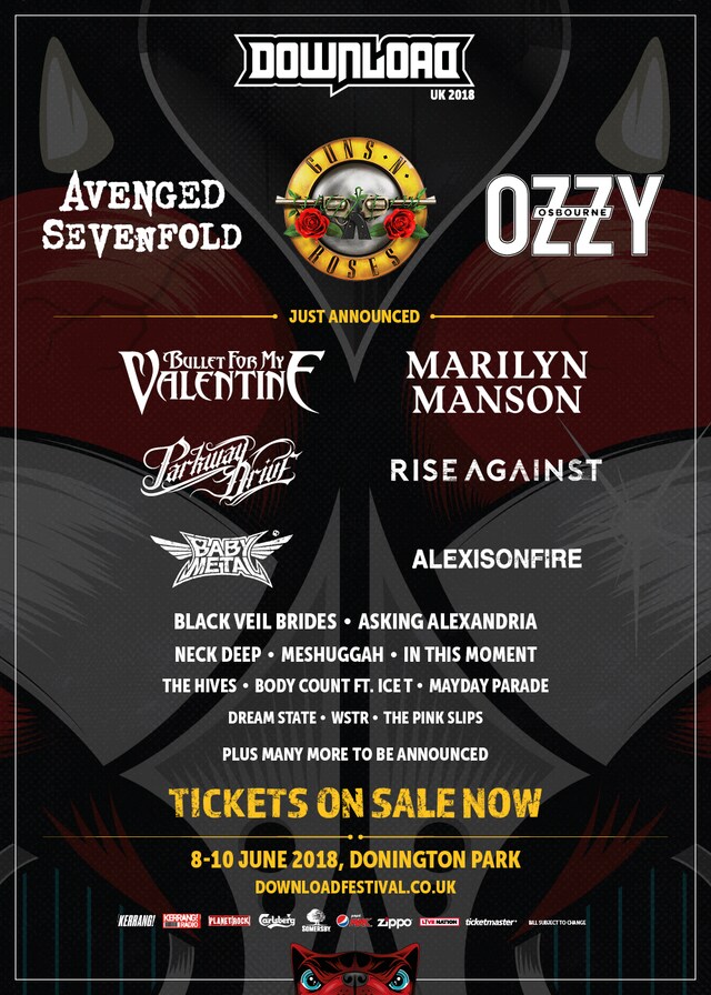 「Download Festival 2018」ポスタービジュアル