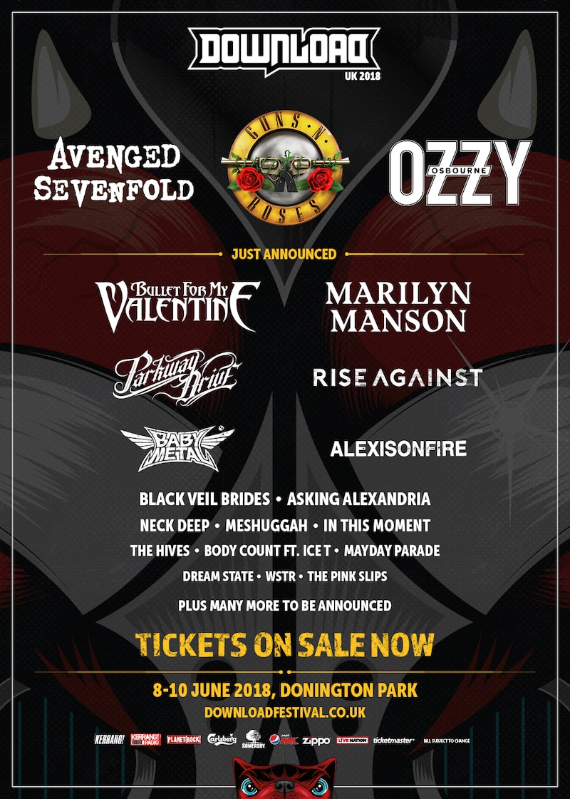 「Download Festival 2018」ポスタービジュアル