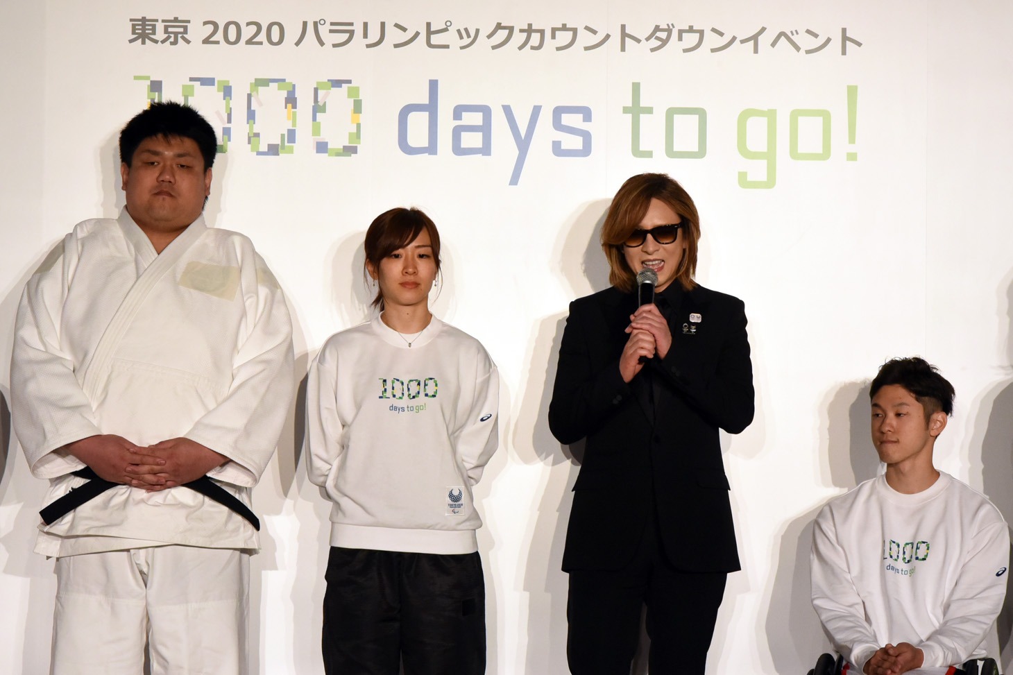 YOSHIKI（X JAPAN）とパラスポーツ選手たち。