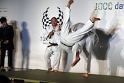 「みんなのTokyo 2020 1000 Days to Go!」パラ柔道デモンストレーションの様子。