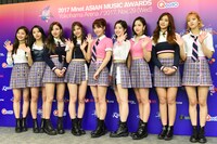 終演後に会見を行ったTWICE。