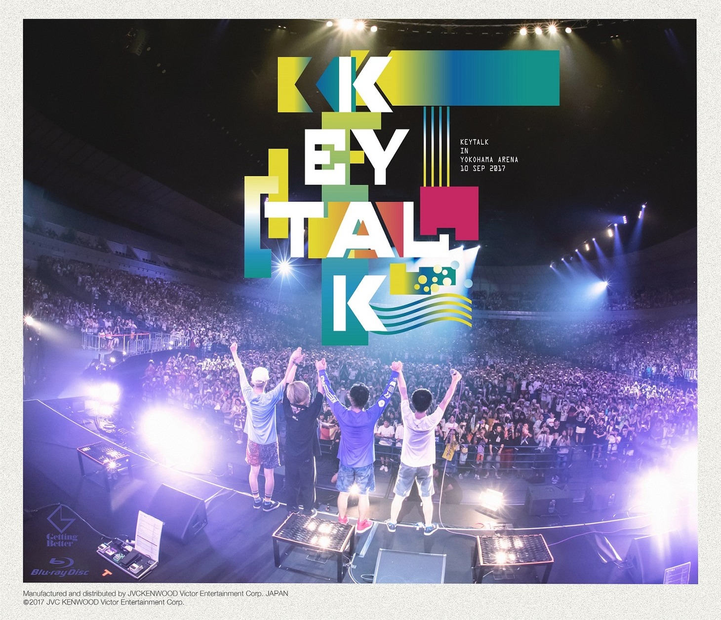 KEYTALK「横浜アリーナ ワンマンライブ 俺ら出会って10年目～shall we dance？～」Blu-rayジャケット