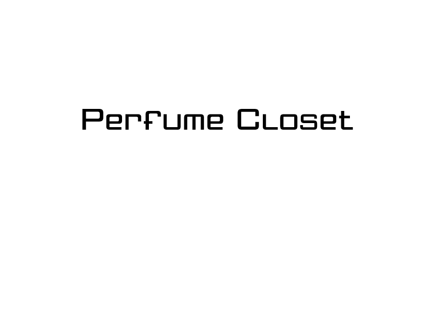 「Perfume Closet」ロゴ