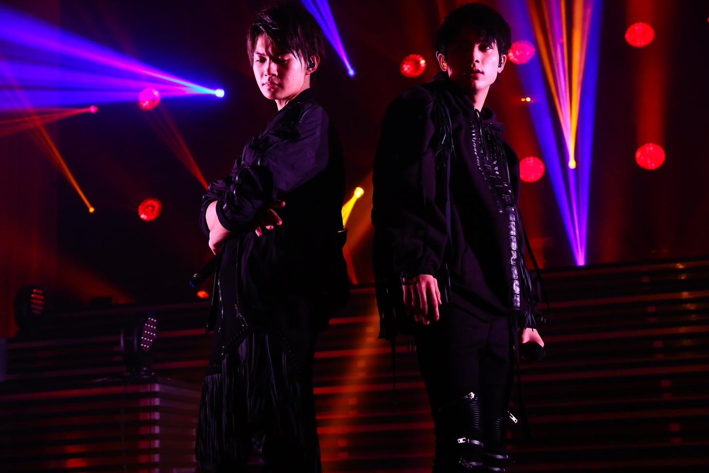 BLACK M!LKの勇斗と瑞生。（撮影：笹森健一）