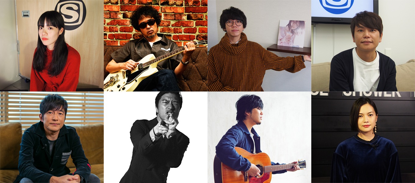 「スピッツ結成30周年特別企画 THE HISTORY 1987→ -SPACE SHOWER TV edition-」出演アーティスト。