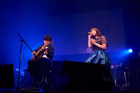 水野良樹と大原櫻子。（撮影：栗原洋平）