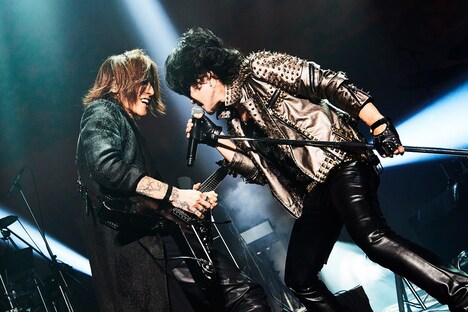 SUGIZOとToshl。（撮影：田辺佳子）