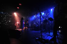 美沙玲奈とChiho（H△G）によるトークの様子。（Photo by MASA）