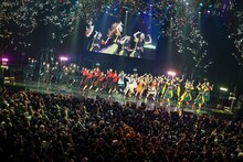 BiS、BiSH、GANG PARADE、EMPiREによる「nerve」披露の様子。（写真提供：WACK）