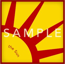 Brian the Sun「the Sun」購入者特典缶バッジデザインサンプル（タワーレコード）