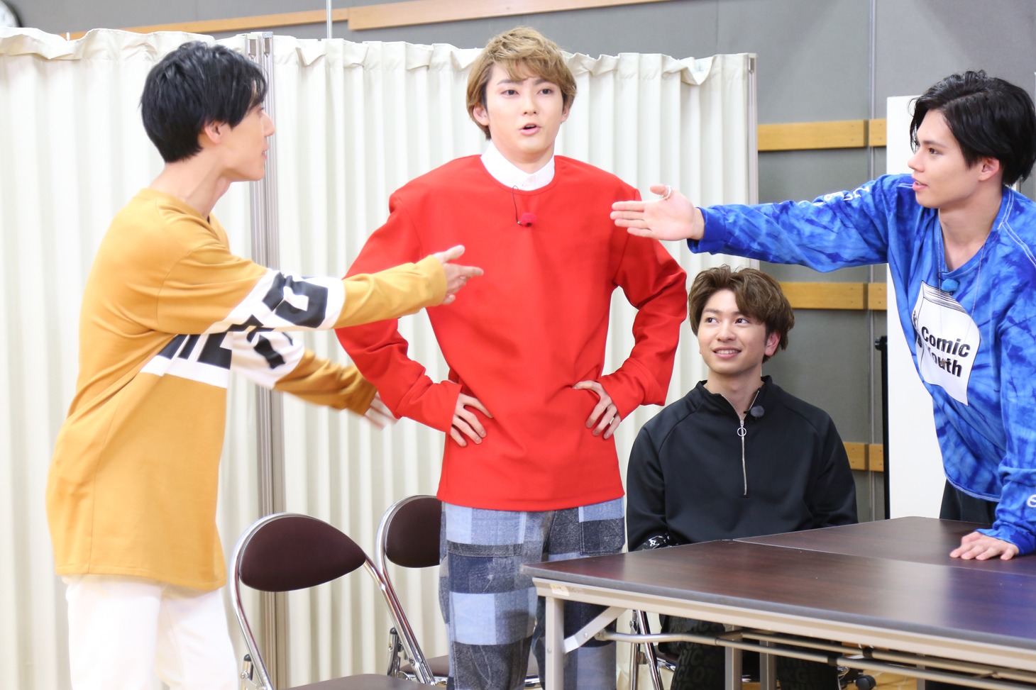 左からユースケ、ユーキ、コーイチ、カイ。