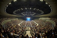 BTS「MIC Drop / DNA / Crystal Snow」発売イベントの様子。（撮影：田中聖太朗写真事務所）