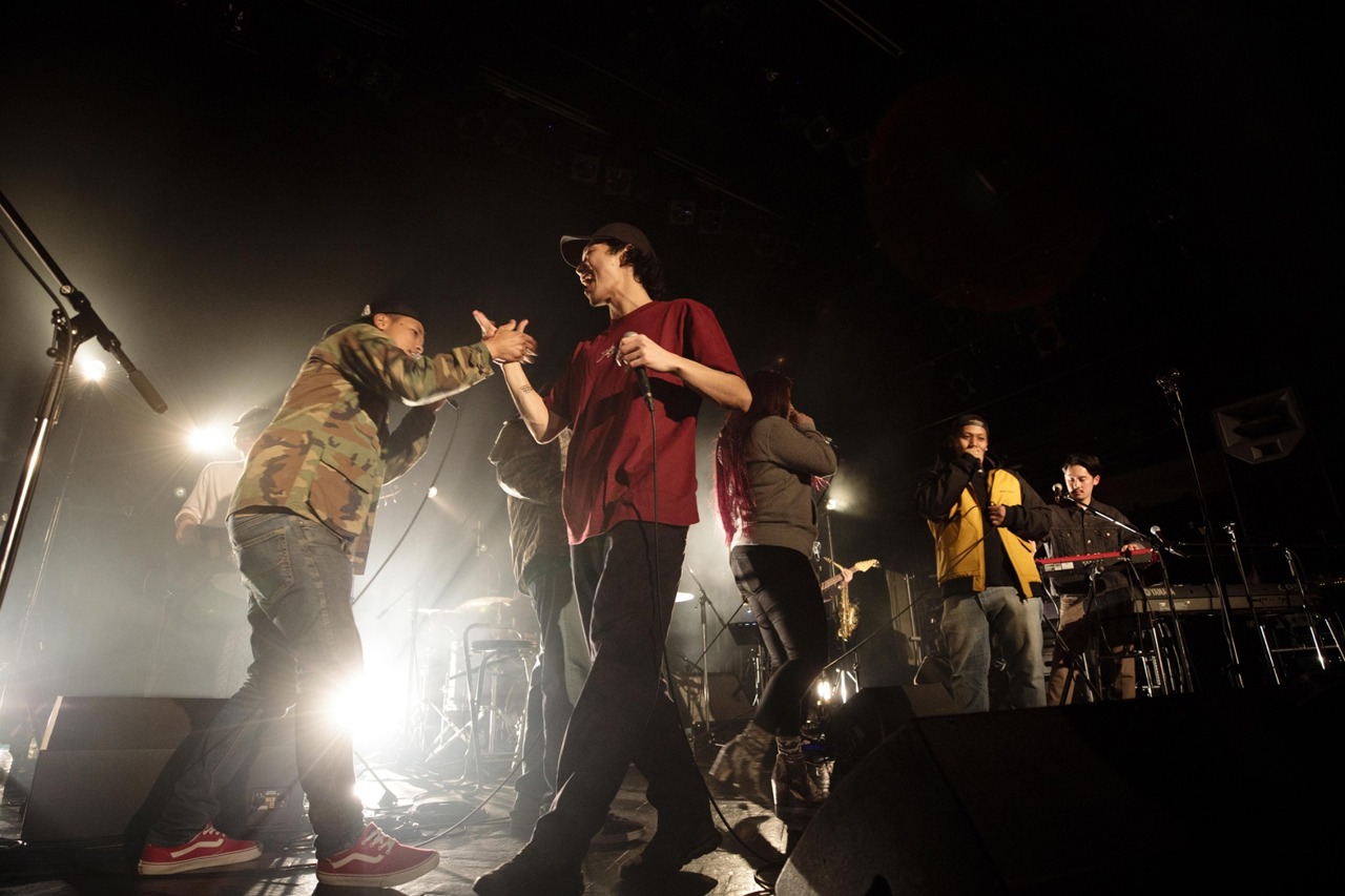 RYOHUとSIMI LAB。（Photo by Kenji Agata）