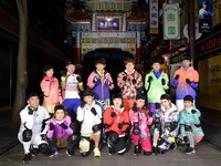 「逃走中」出演者。(c)フジテレビ