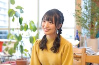 「月刊新潟WEEK!」のインタビューに応じる北原里英（NGT48）。