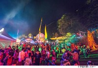 今年行われた「FUJI ROCK FESTIVAL'17」よりTHE PALACE OF WONDERの様子。