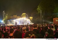 今年行われた「FUJI ROCK FESTIVAL'17」よりROOKIE A GO-GOの様子。