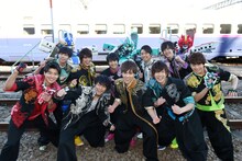 BOYS AND MENとシンカリオン。 (c)プロジェクト シンカリオン・JR-HECWK/超進化研究所・TBS ※撮影許可を得た場所で撮影しています