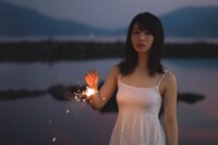 長濱ねる（欅坂46）1st写真集「ここから」より、長濱ねるのお気に入りカット。（撮影：細居幸次郎）