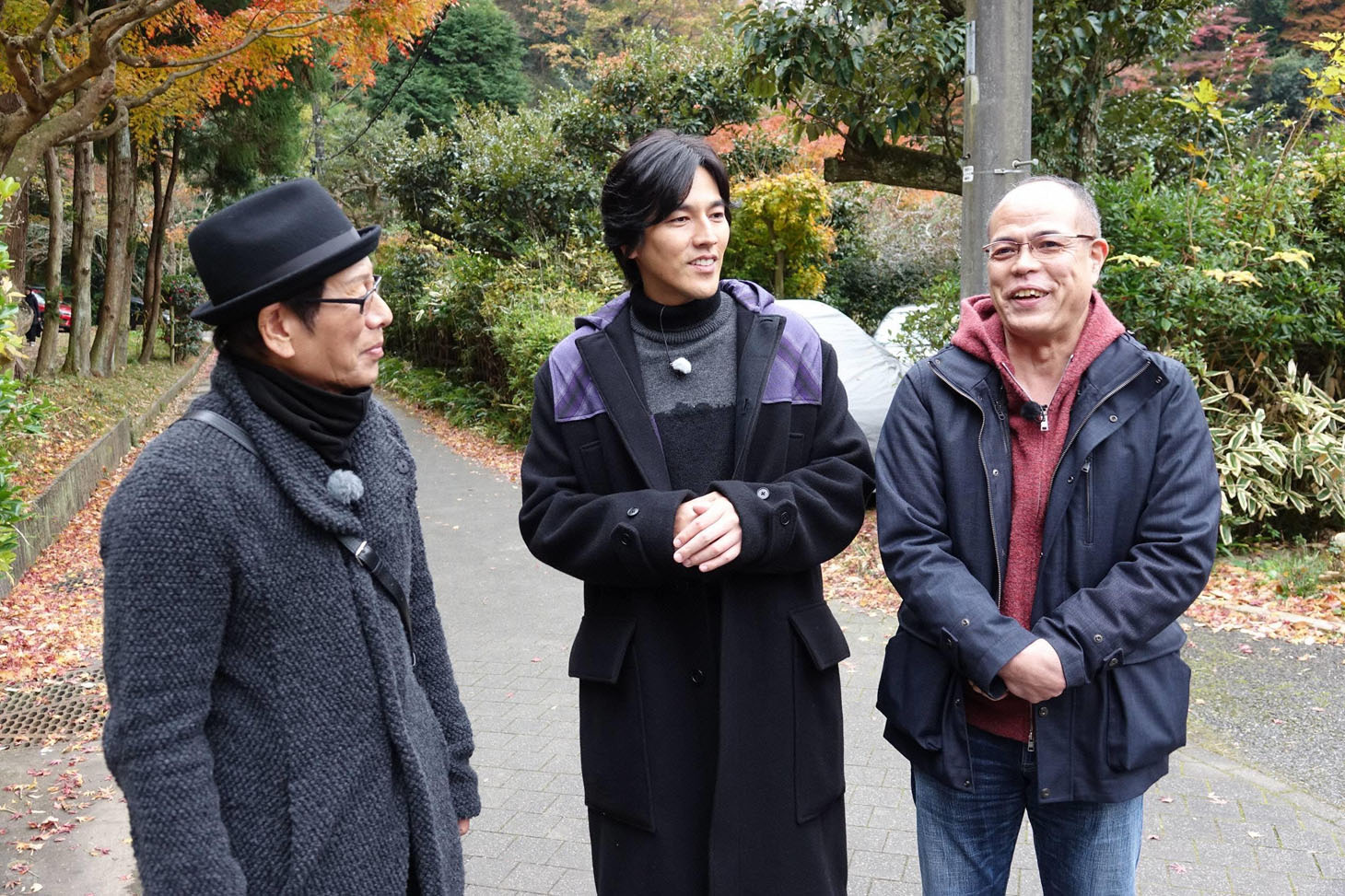 大杉漣、要潤、田中要次。(c)フジテレビ／BSフジ