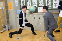 コーイチと団長安田（安田大サーカス）。