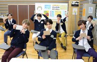 「超特急のふじびじスクール！卒業スペシャル」より、超特急。