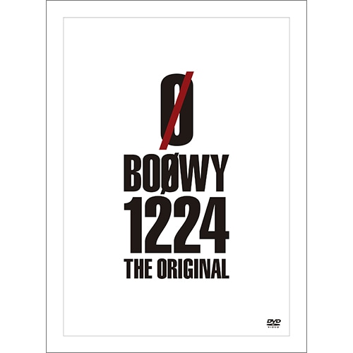 BOOWY「BOOWY 1224 -THE ORIGINAL-」DVDジャケット