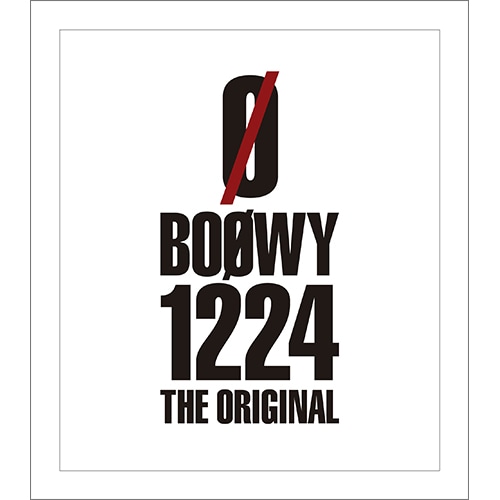 BOOWY「BOOWY 1224 -THE ORIGINAL-」Blu-rayジャケット