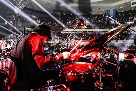 金子ノブアキ（Dr）（Photo by RIZE IS BACK OFFICIAL）