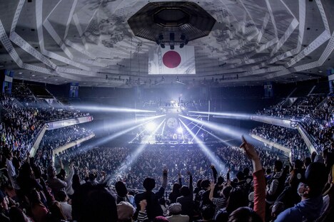 RIZE「RIZE TOUR 2017 "RIZE IS BACK"」東京・日本武道館公演の様子。（Photo by RIZE IS BACK OFFICIAL）