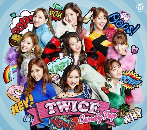 TWICE「Candy Pop」初回限定盤Aジャケット