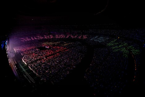 「BIGBANG JAPAN DOME TOUR 2017 -LAST DANCE-」12月24日公演の様子。