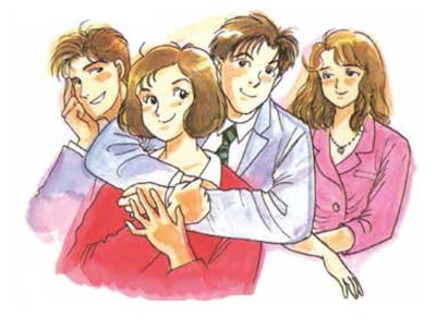 「東京ラブストーリー」イラスト (c)柴門ふみ／小学館