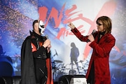 鉄拳とYOSHIKI。
