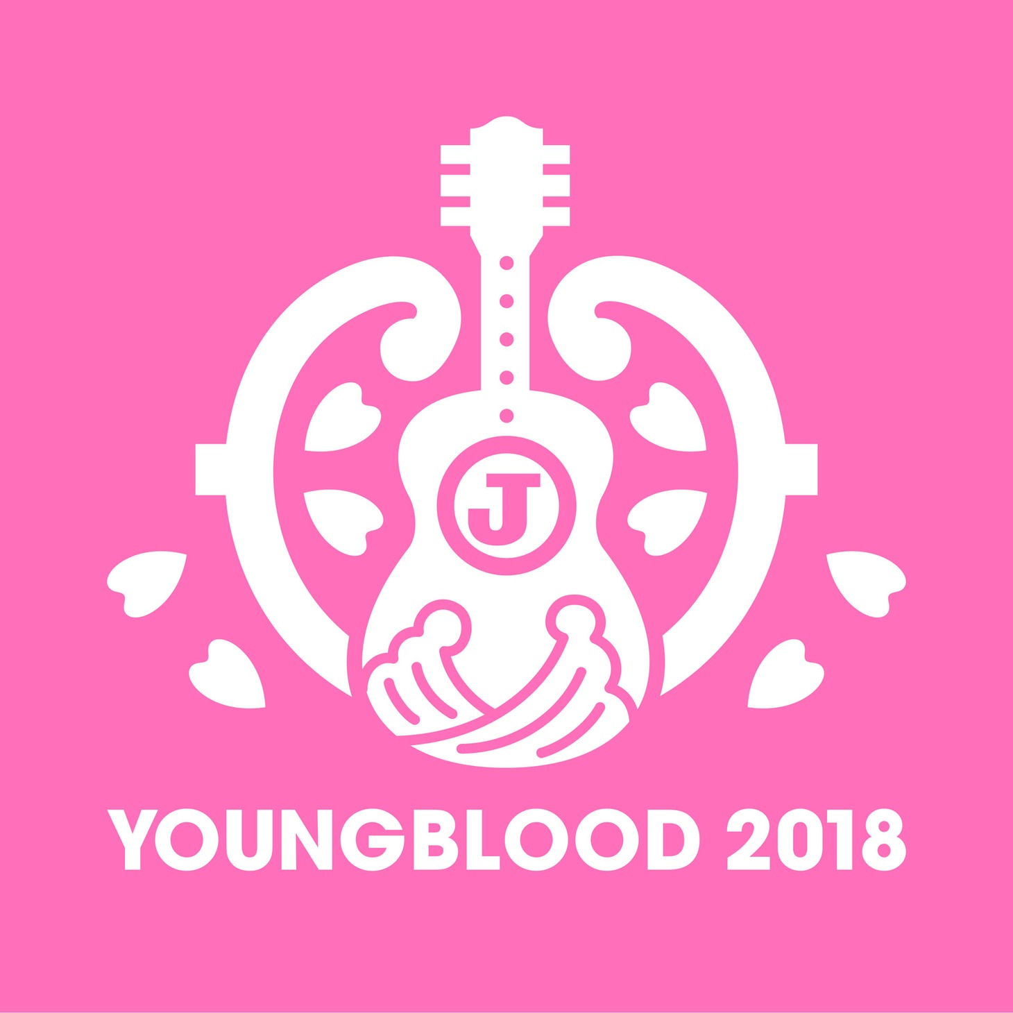 「J-WAVE TOKYO GUITAR JAMBOREE ～YOUNGBLOOD～ supported by azabu tailor」ロゴ