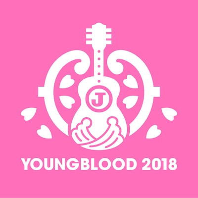「J-WAVE TOKYO GUITAR JAMBOREE ～YOUNGBLOOD～ supported by azabu tailor」ロゴ