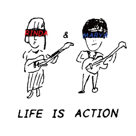 リンダ＆マーヤ「LIFE IS ACTION」ジャケット