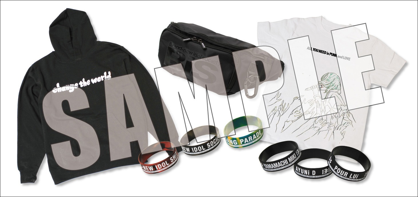 「WACK STORE」オリジナルグッズサンプル