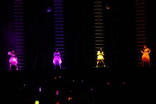 「9nine ワンマンライブ  2017 -Quattro Formaggi-」の様子。（写真提供：レプロエンタテインメント）