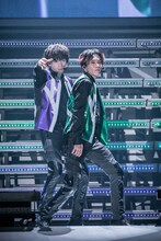 手前からタクヤ、リョウガ。