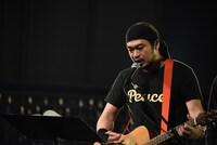 「第68回NHK紅白歌合戦」リハーサル中の竹原ピストル。