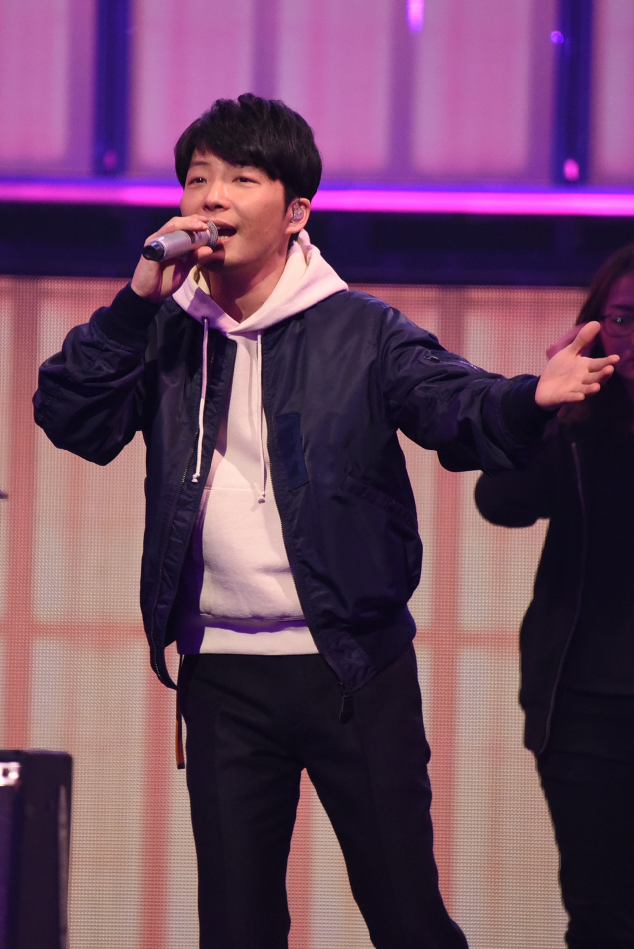 「第68回NHK紅白歌合戦」リハーサル中の星野源。