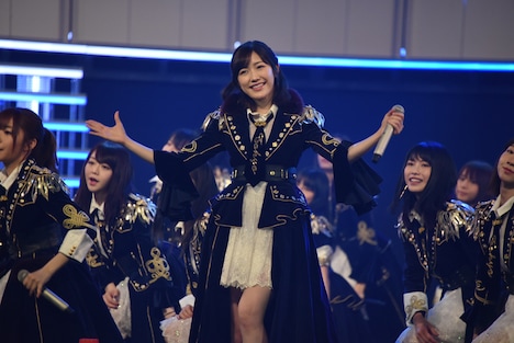 リハーサル中のAKB48の様子。