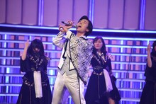 山内惠介のリハーサルの様子。