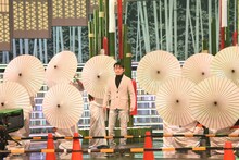 福田こうへいのリハーサルの様子。