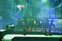 欅坂46のリハーサルの様子。