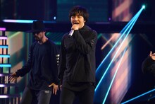 三浦大知のリハーサルの様子。